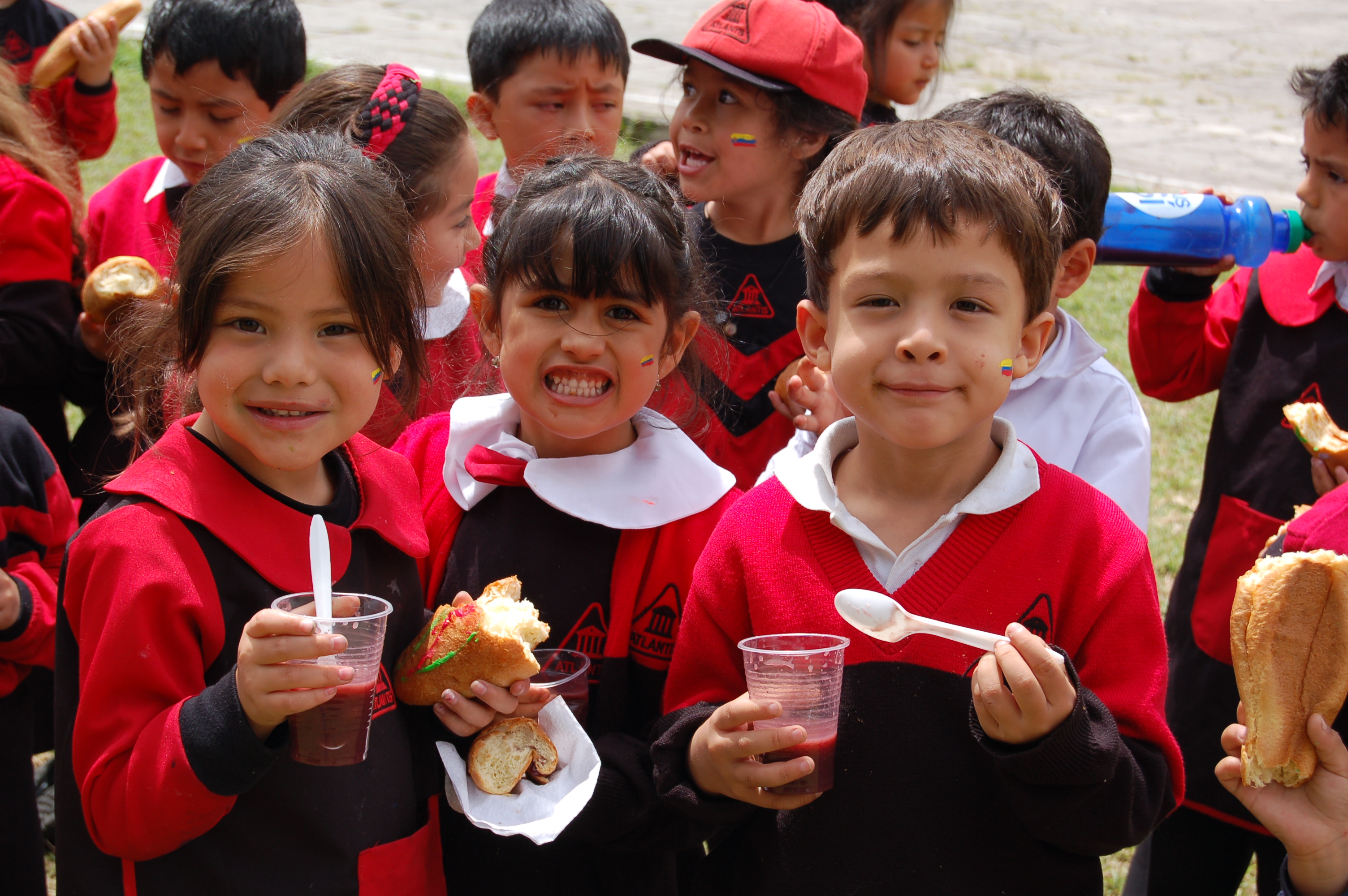 Estudiantes felices